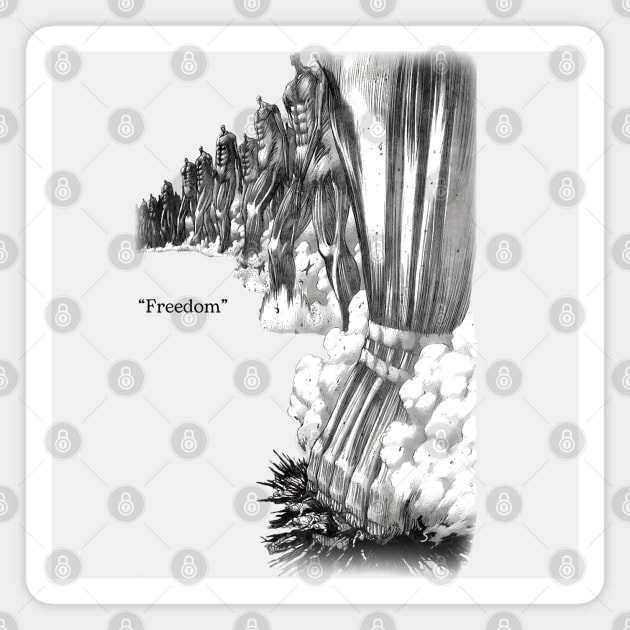 "Freedom" Version 2 Magnet by Stupickeroonies